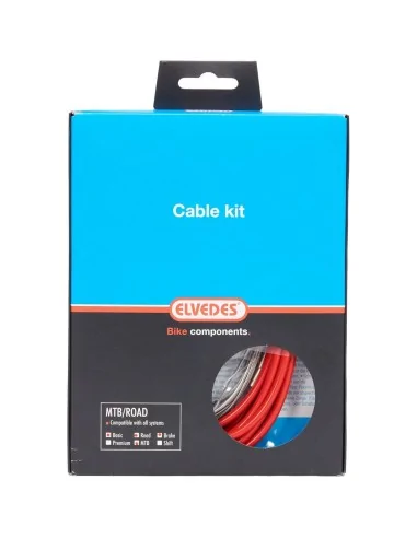 Elvedes remkabel kit ATB/RACE red