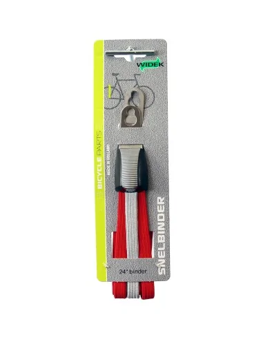 Widek triobinder 24 zilver/rood