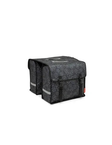 Cameo fietstas dubbel Tara black 25L