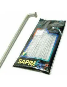 Sapim spaak Leader 14-250 RVS z/nippel (1 stuk)