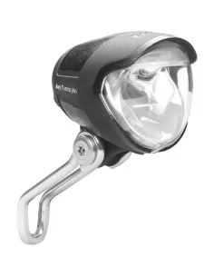 Axa koplamp 606 15 lux dynamo Auto dark chrome