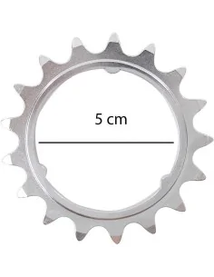 Tandwiel 22t bol 3/32 chroom