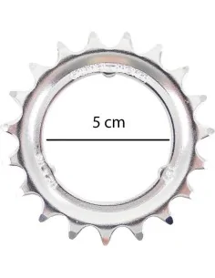 Tandwiel 21t bol 3/32 chroom