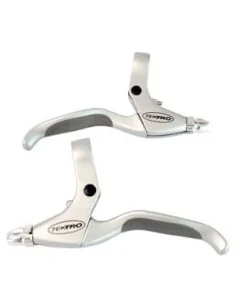 Saccon remgreep set L211 canti/rollerbrake zwart/zilver