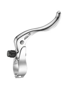 Saccon remgreep set L14 V-brake/rollerbrake satin silver