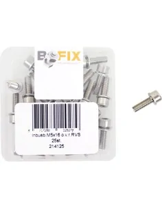 Bofix doos inbusbout M5x16 RVS (25 stuks)