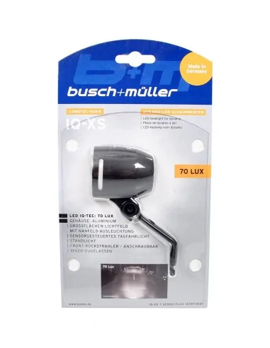 Busch + Müller koplamp Lumotec IQ-XS dynamo 70 lux