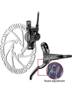 Saccon V-brake set voor + achter zwart