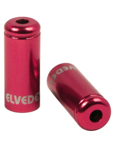 Elvedes gesealede ferrules 5,0mm rood (50)