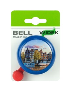 Widek bel Ding Dong 80mm chroom op kaart