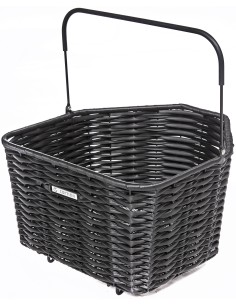 Basil mand Base M 14L zwart 43x30x23cm