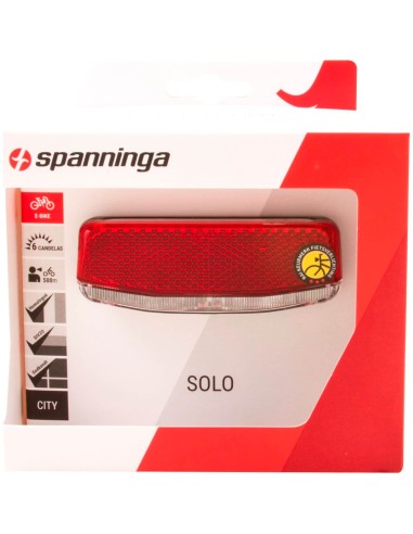 Spanninga achterlicht Solo E-bike 6-36v 50/80mm