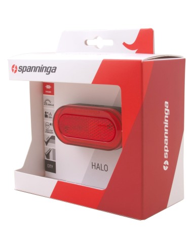 Spanninga achterlicht Halo XDS dynamo 50mm