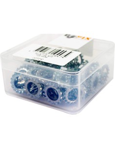 Bofix doos tandveerring M6 RVS (100 stuks)