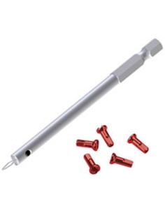 IceToolz nippelsleutel 4-kant 3.6mm met handvat