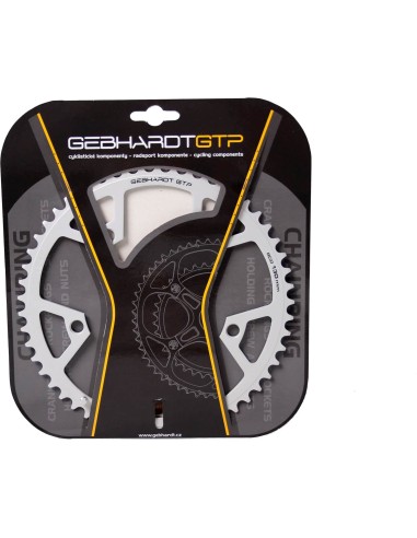 Gebhardt kettingblad 53t 5 gaats 9sp zilver