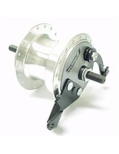 SA achternaaf A2K 2-speed automatisch disc 36g zilver
