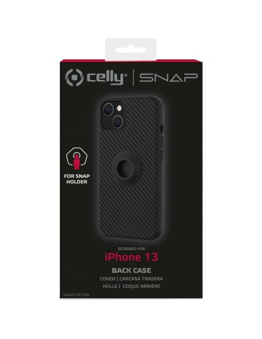 Celly Snap iPhone 13 hoes voor telefoonhouder