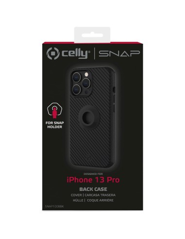Celly Snap iPhone 13 Pro hoes voor telefoonhouder