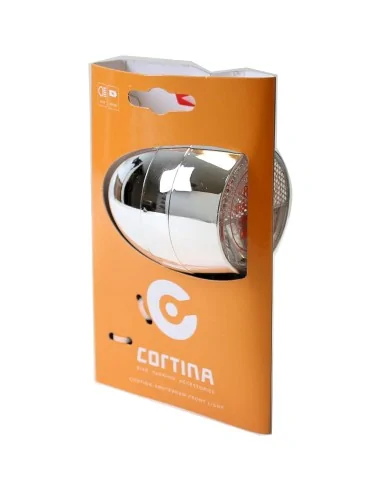 Cortina koplamp Amsterdam batterij chroom