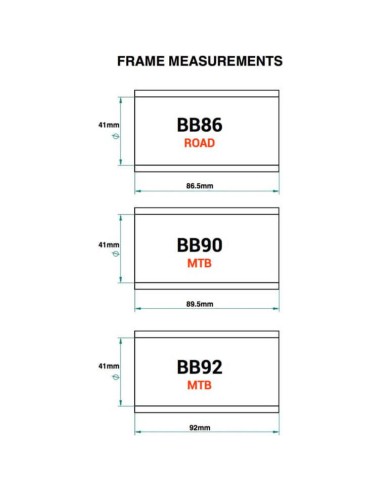 Praxis trapas adapter M24 Sram GPX BB86 BB90 BB92 Road/MTB