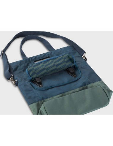 Urban Proof shoppertas 20L recycled blauw groen