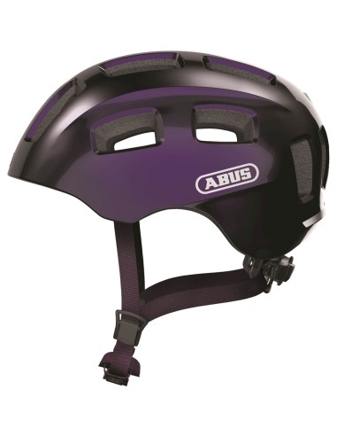 Abus helm Youn-I 2.0 black violet M 52-57cm