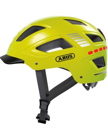 Abus helm Hyban 2.0 LED signal yellow XL 58-63cm