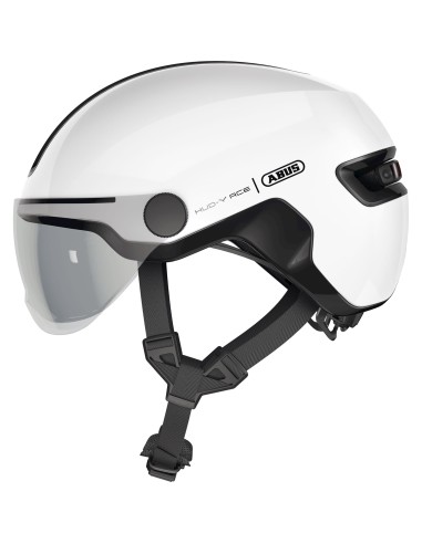 Abus helm HUD-Y ACE shiny white M 54-58cm