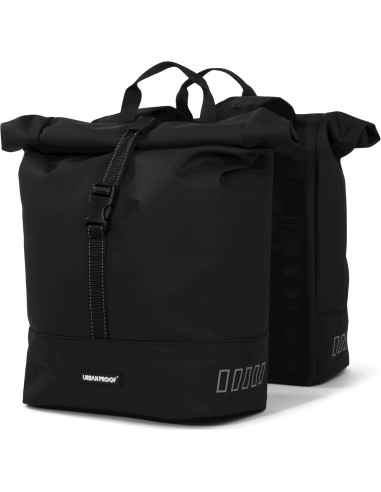 Urban Proof double rolltop bag 38L recycled zwart