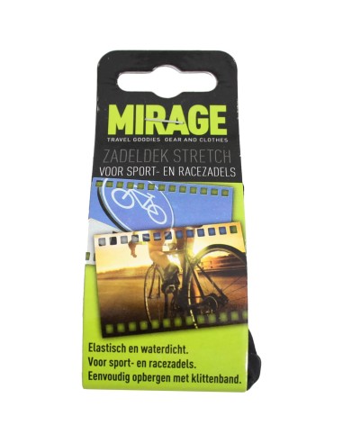 Mirage zadeldek sport stretch nylon zwart