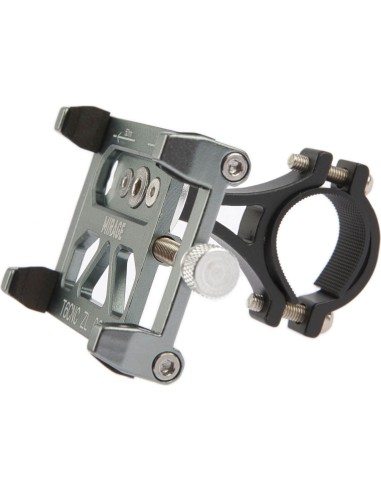 Mirage telefoonhouder alu m/bracket, gun metal