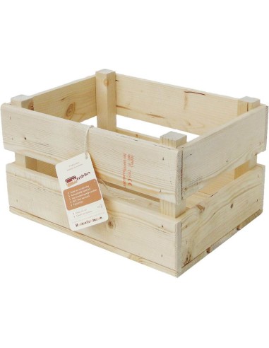 Fietskrat B1 blank vuren hout 40x30x24cm