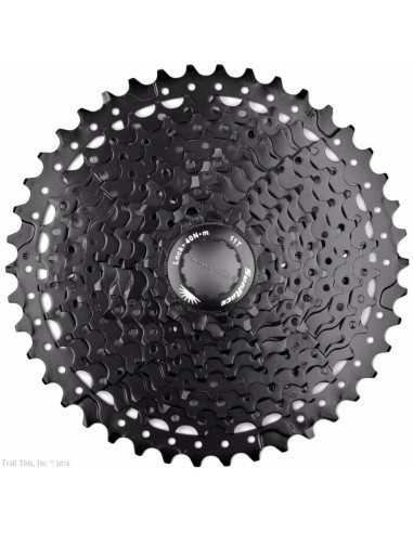 Sunrace cassette 10v 11/42 zwart