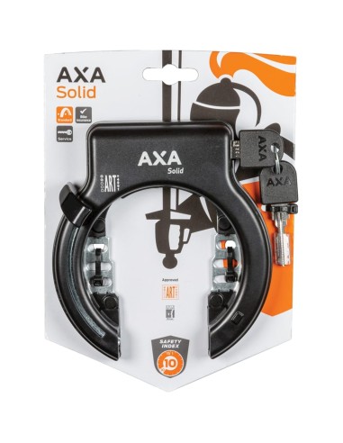 Axa ringslot Solid XL zwart