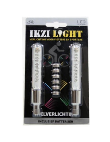 IKZI Light Ventiellichten 11 led batterij 2 stuks