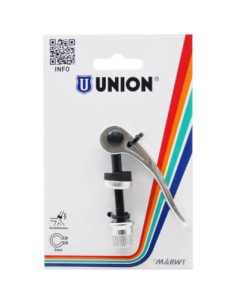 Union zadelpenklem 34.9mm alu zwart