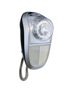 Axa koplamp 706 15 lux batt dark chrome