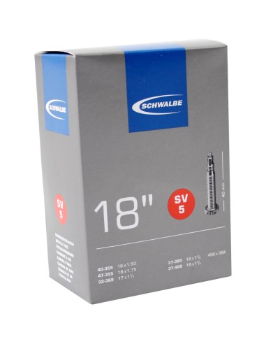 Schwalbe bnb SV5 17 x 1 1/4 - 18 x 1.75 fv 40mm