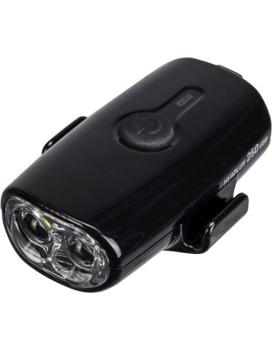 Topeak Helm led Headlux 250 usb zwart