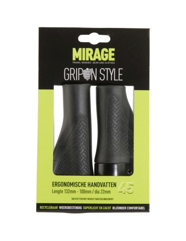 Mirage handvatten Grips in Style 100/132mm zwart