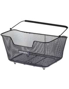 Basil mand Portland voorop 25L mat zwart 36x43x22cm