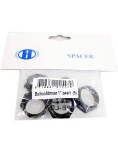 Mirage balhoofdstel 9 delig 1 inch zwart