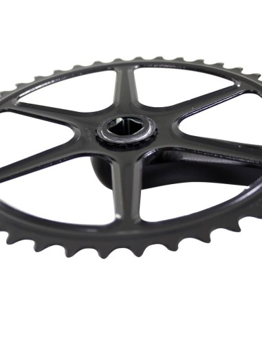 Crankstel 46t 170 alu zwart