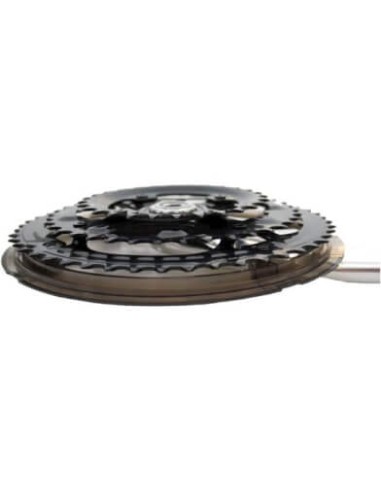 Crankstel 48/38/28 zilver