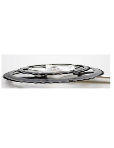 Crankstel Race 8/9v 53/39 alu zilver