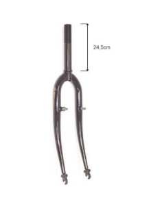 Voorvork 26 x 1 3/8 zwart