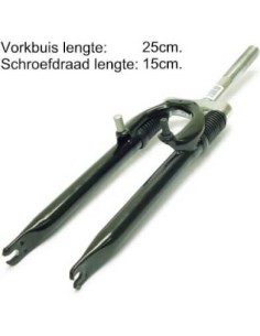 Cortina voorvork Foss iron black matt