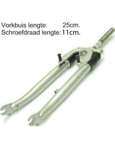 Cortina voorvork E-U4 D FM black graphite matt
