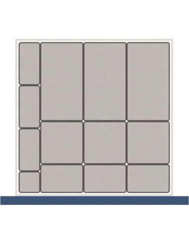 Bott Cubio assortiment met 13 bakjes 65x65 lade